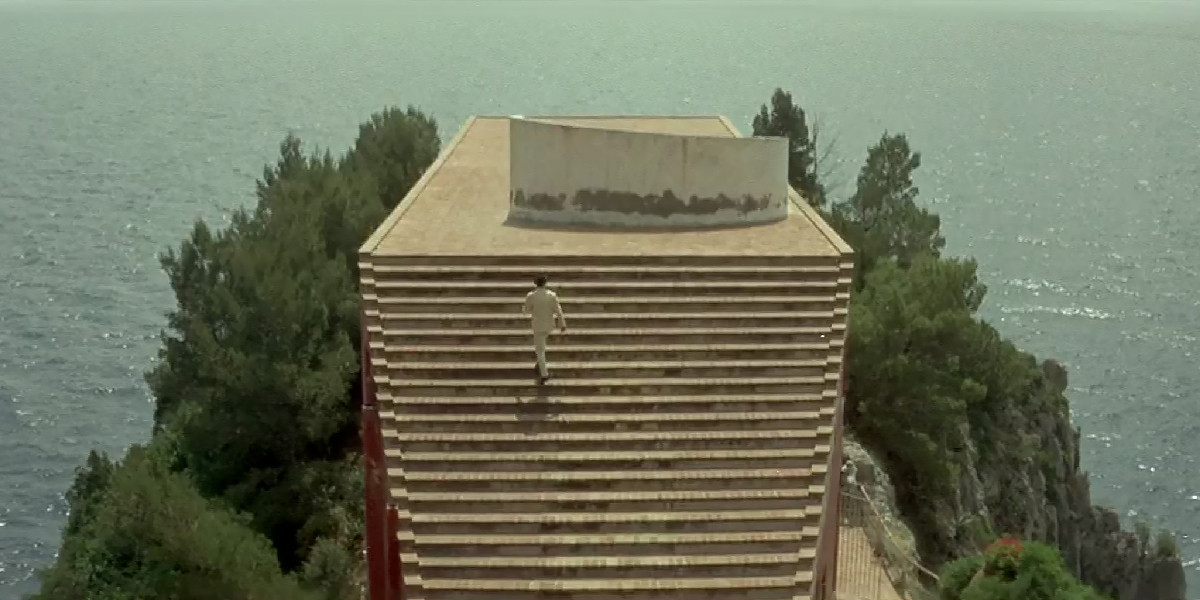 casa malaparte, le mepris, jean luc goddard, capri, jacquemus