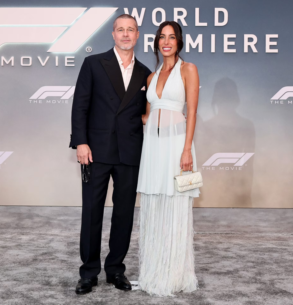 F1 Premier, Brad Pitt, ბრედ პიტი, ინეს დე რამონი, Ined De Ramon, ბრედ პიტის სტილი