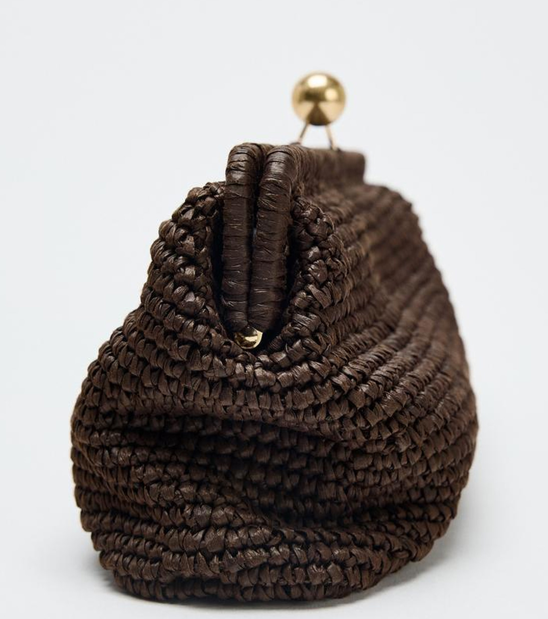 Zara ჩალის ჩანთა