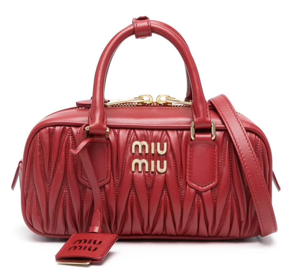 chili pepper colour, Miu Miu Leather bag 
