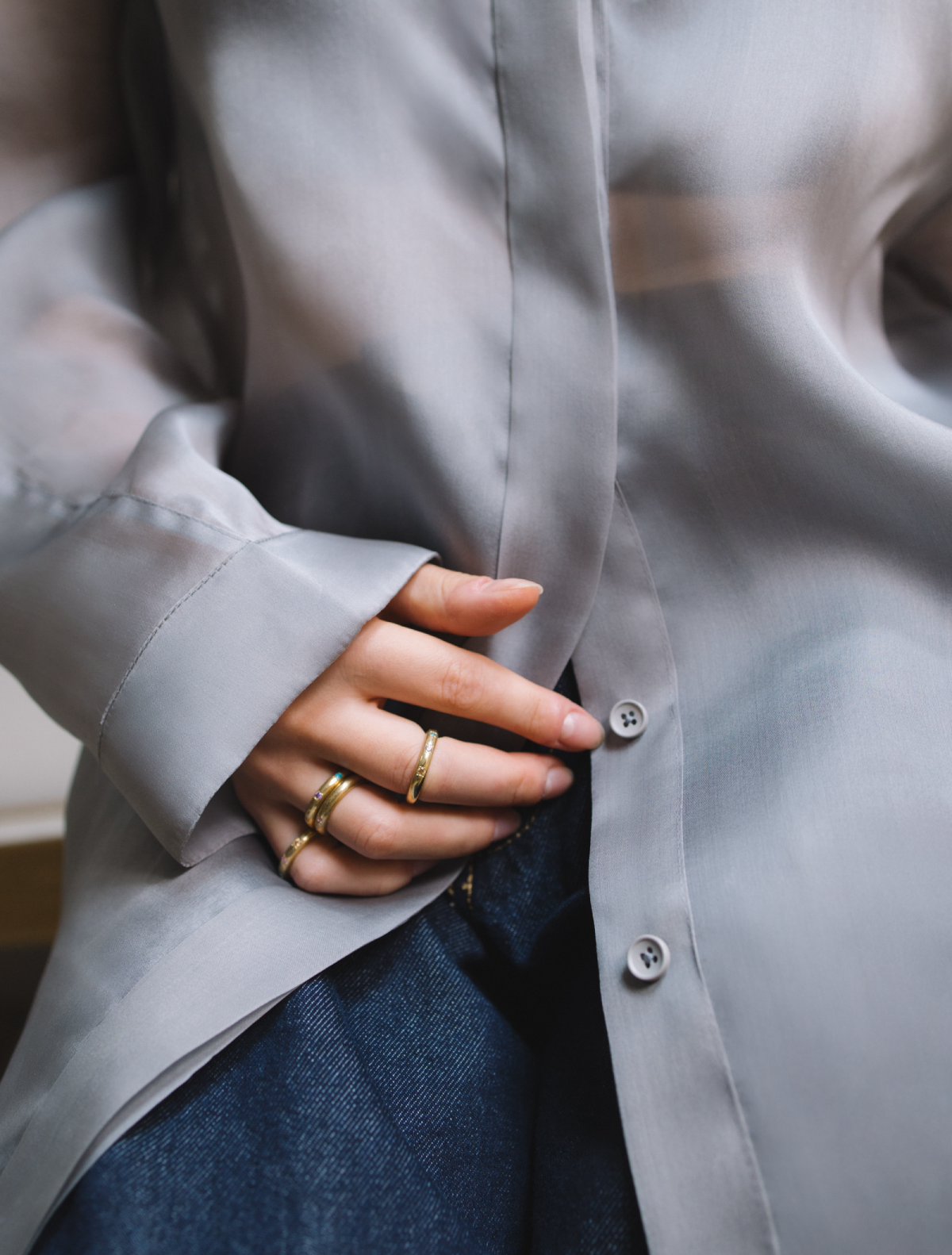 Grey Blouse, Dialectiqa, Clothing Brand, ნაცრისფერი ბლუზა