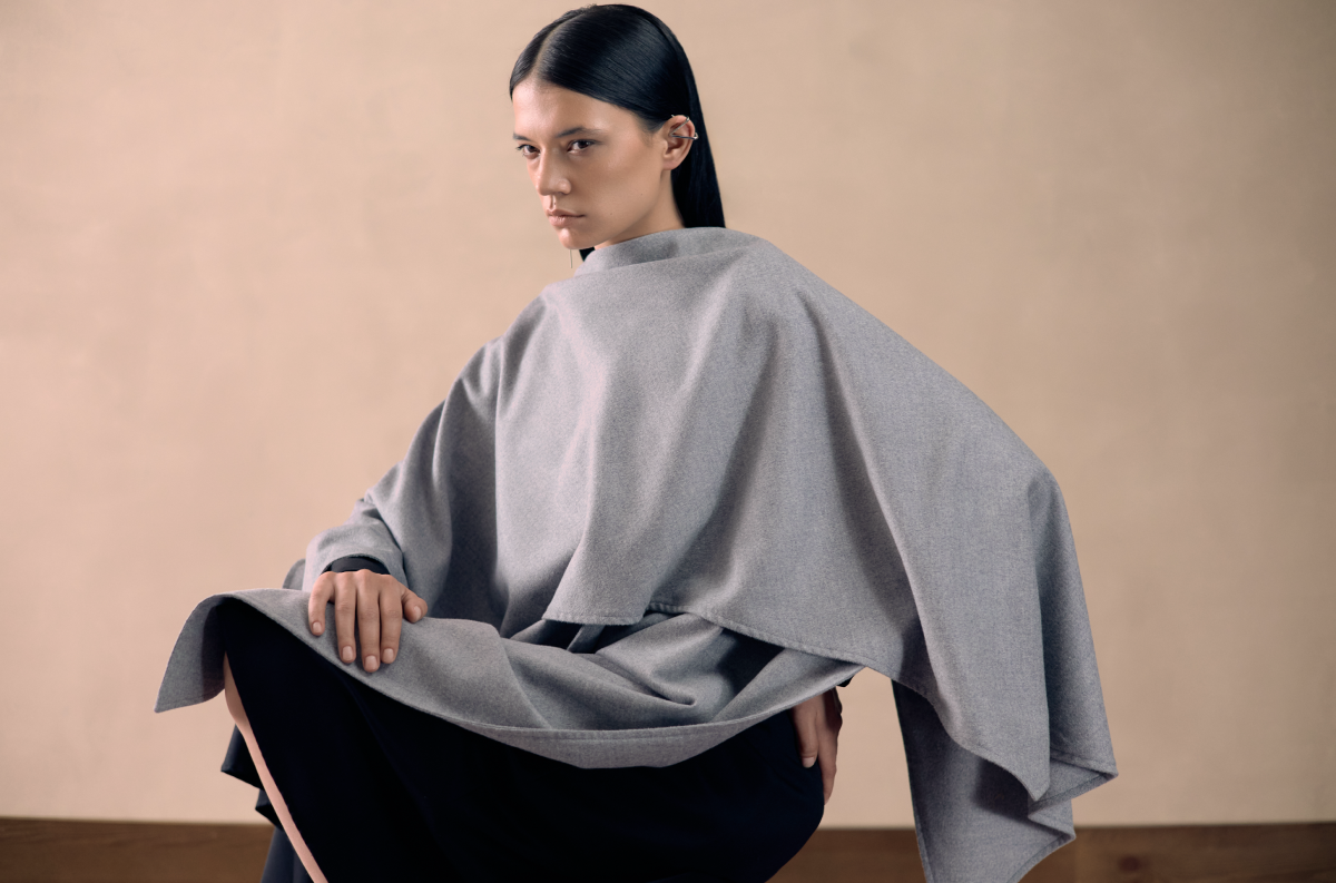 Grey Scarf, Dialectiqa, Clothing Brand, ნაცრისფერი შარფი