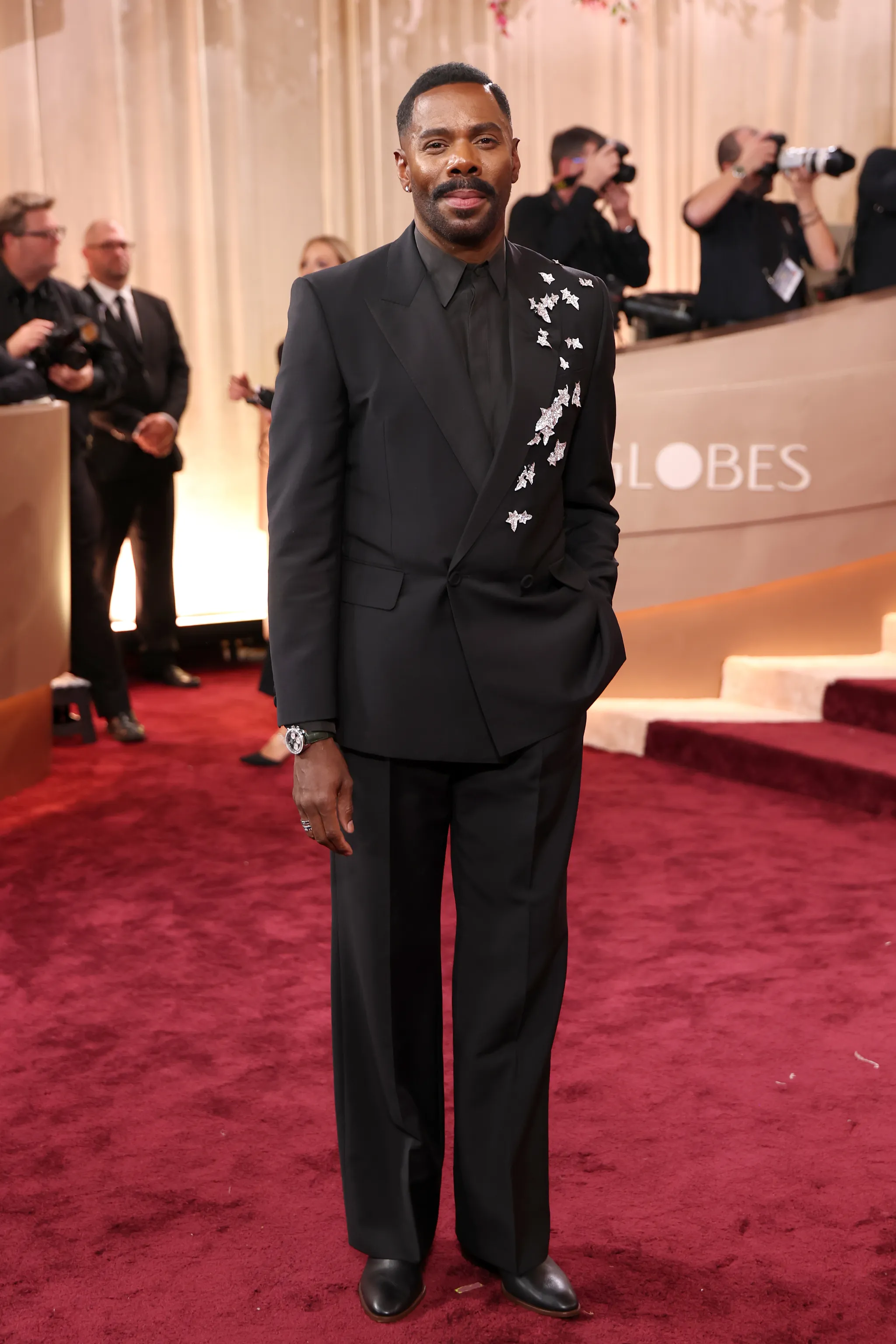 Colman Domingo in Valentino on the golden globes