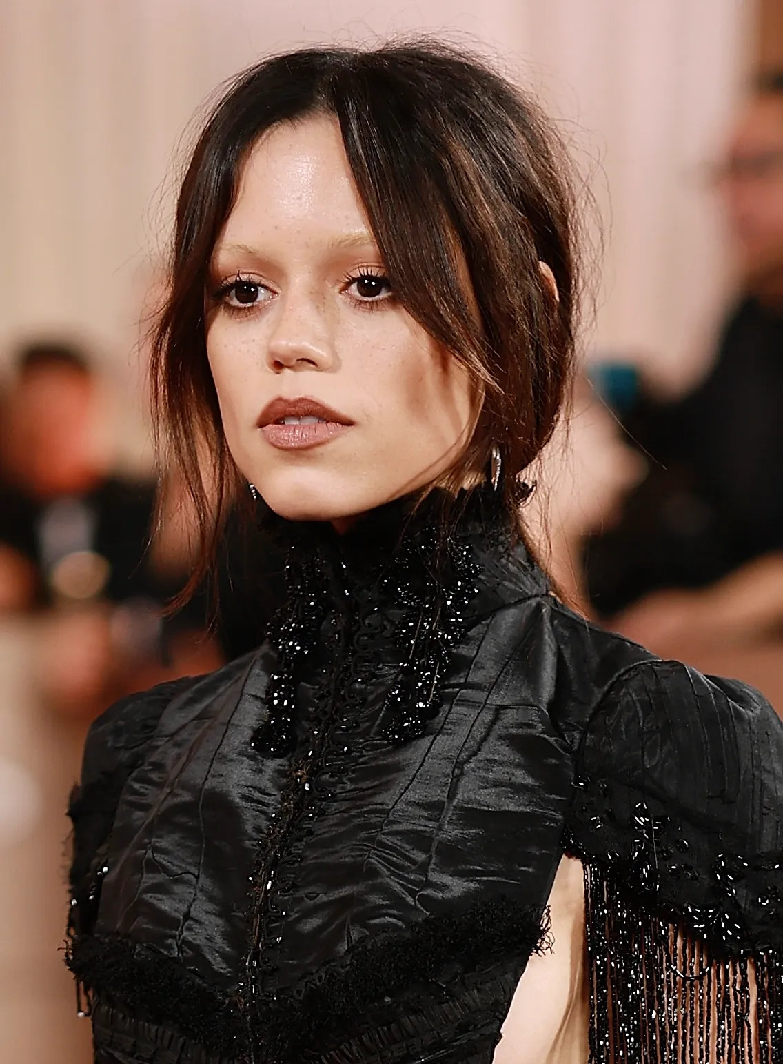 Jenna Ortega on the golden globe