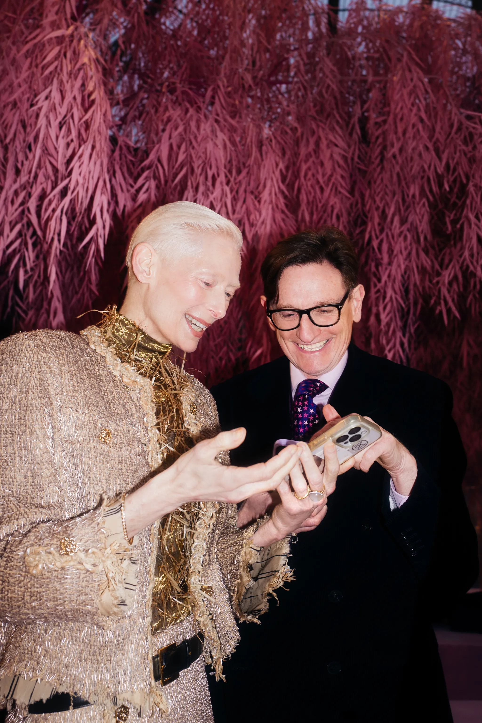 Tilda Swinton and Hamish Bowles