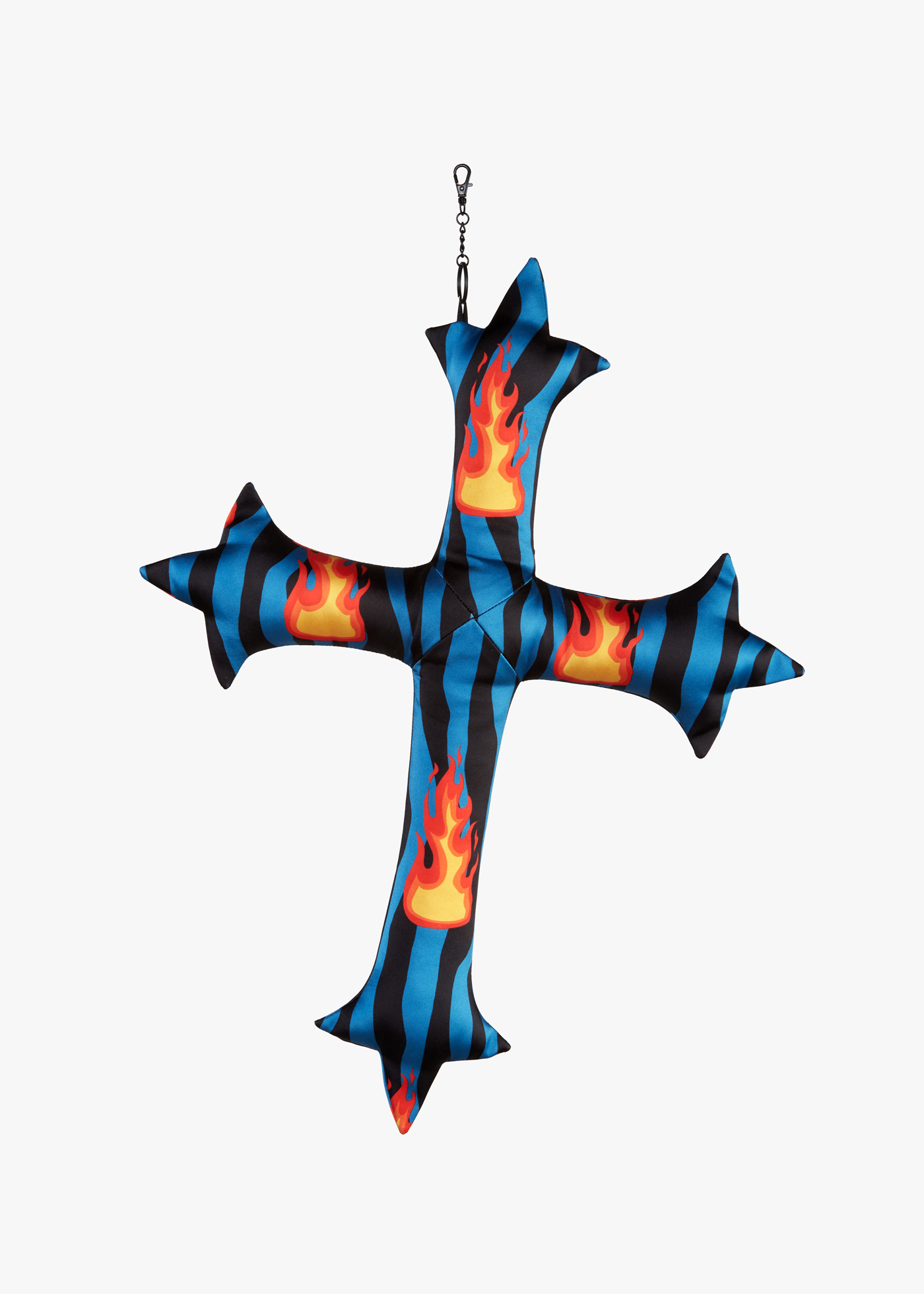 fire cross keychain, keychain