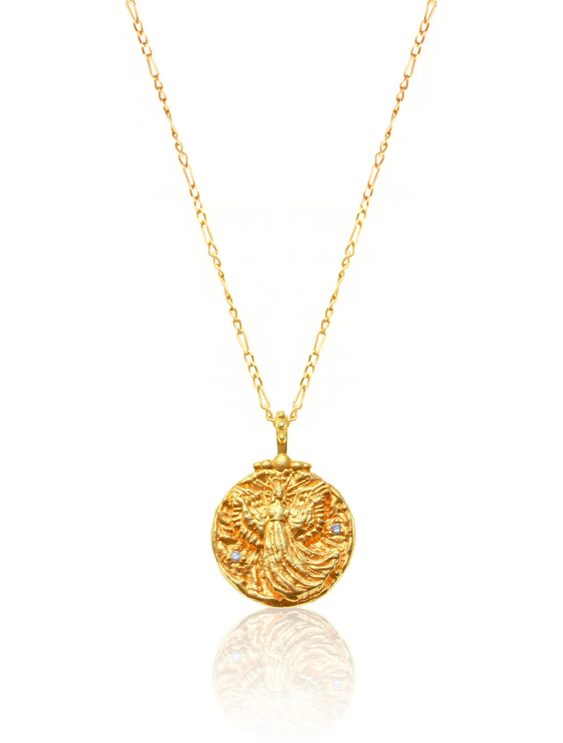 Filigrann, ფილიგრანი, Guardian Angel Diamond Pendant, მფარველი ანგელოზი