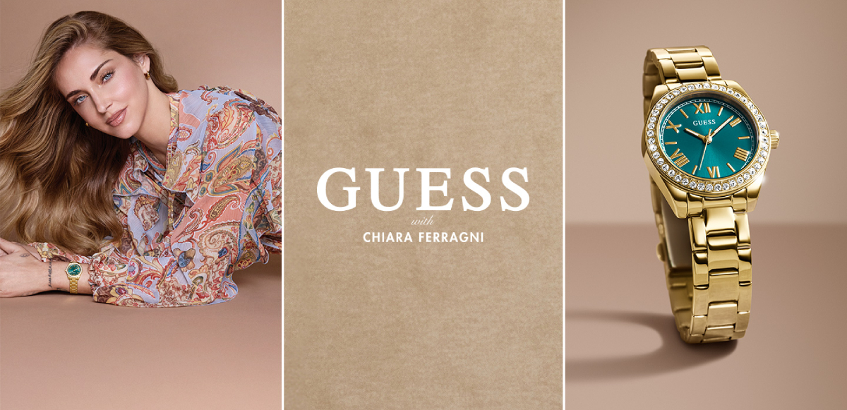 Chiara Ferragni, guess, guess watches, გესი, საათები, ქალის საათი, gmt, thediary, the diary